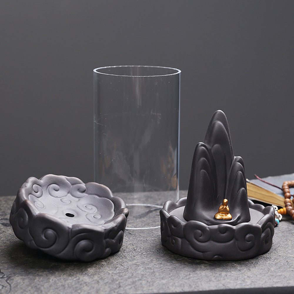 High Mountains And Flowing Water Backflow Incense Burner