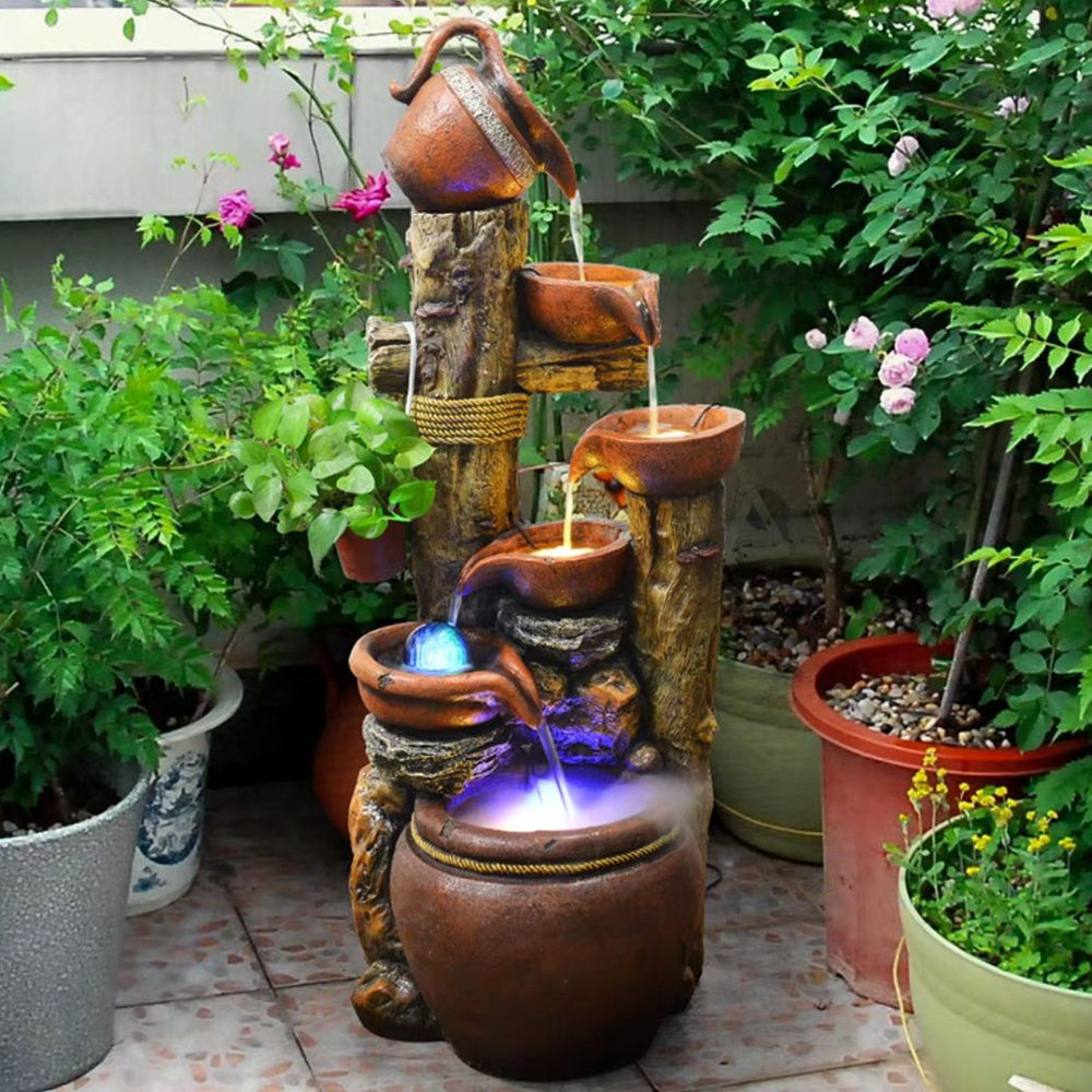 Caly Pot Running Water Indoor Waterfall