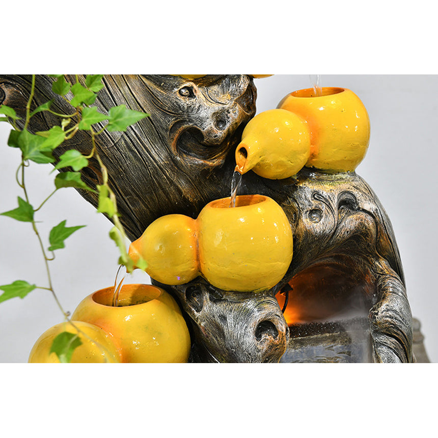 Gourd Style Circulating Water Fountain Waterfall