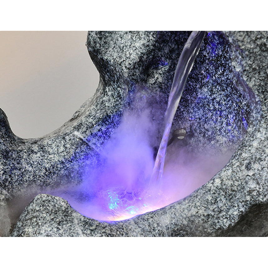 Large Rockery Water Fountain Waterfall With Fish Pond