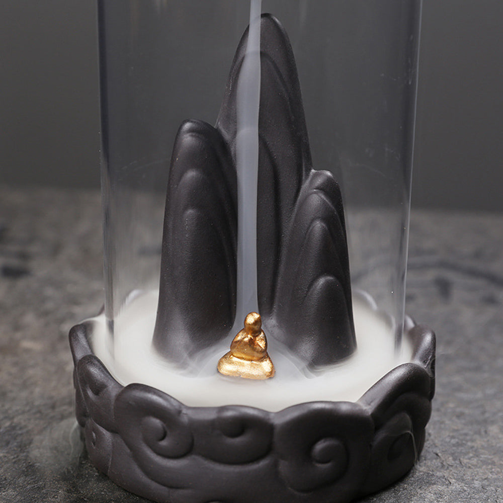 High Mountains And Flowing Water Backflow Incense Burner