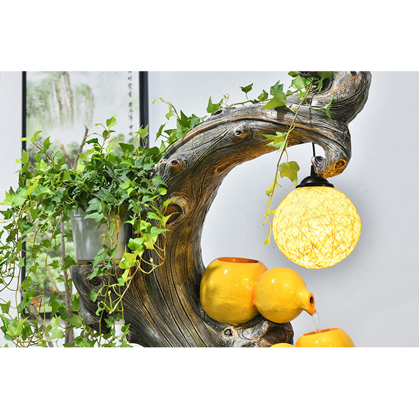 Gourd Style Circulating Water Fountain Waterfall