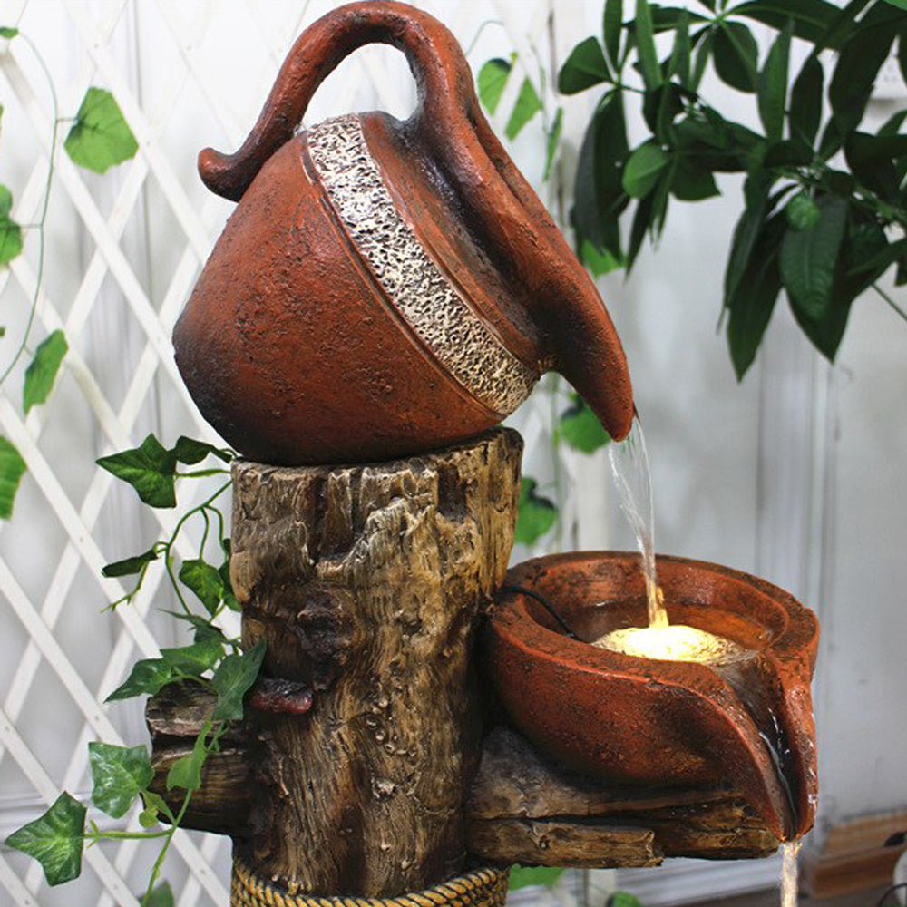 Caly Pot Running Water Indoor Waterfall