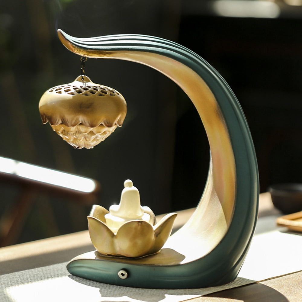 Lotus Ball Backflow Incense Burner