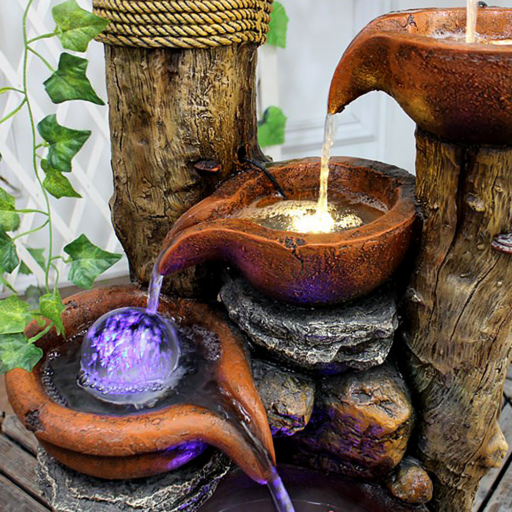 Caly Pot Running Water Indoor Waterfall