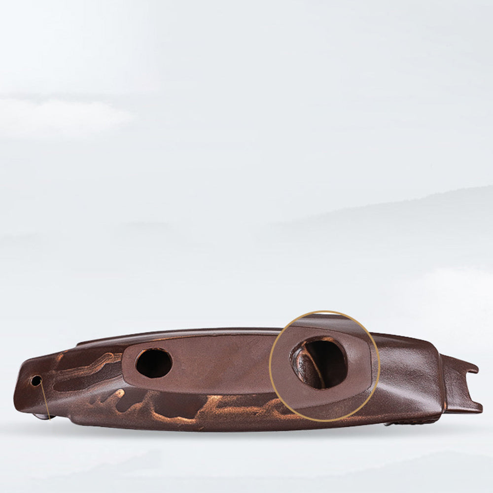 Coarse Pottery Boat Stick Incense Burner
