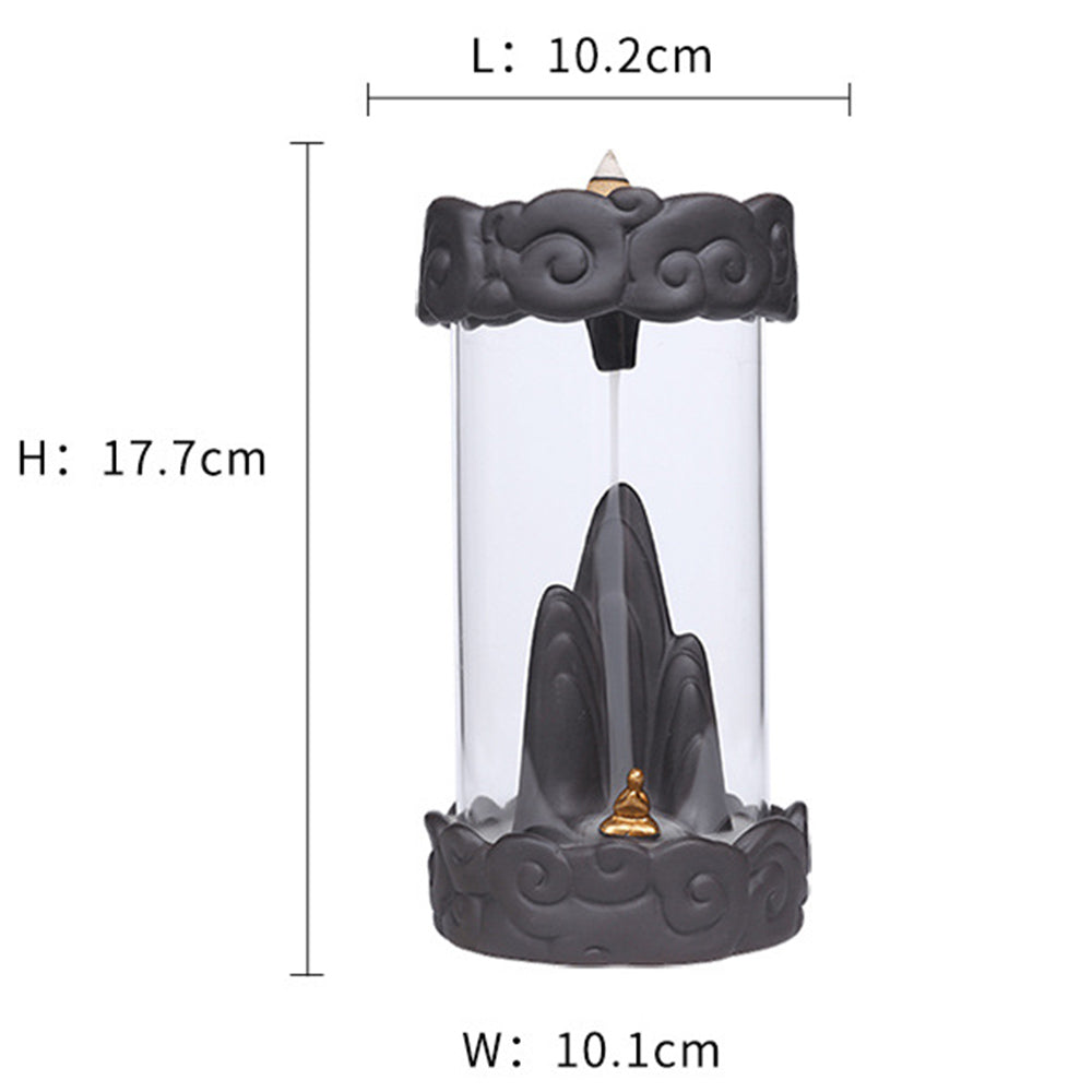High Mountains And Flowing Water Backflow Incense Burner