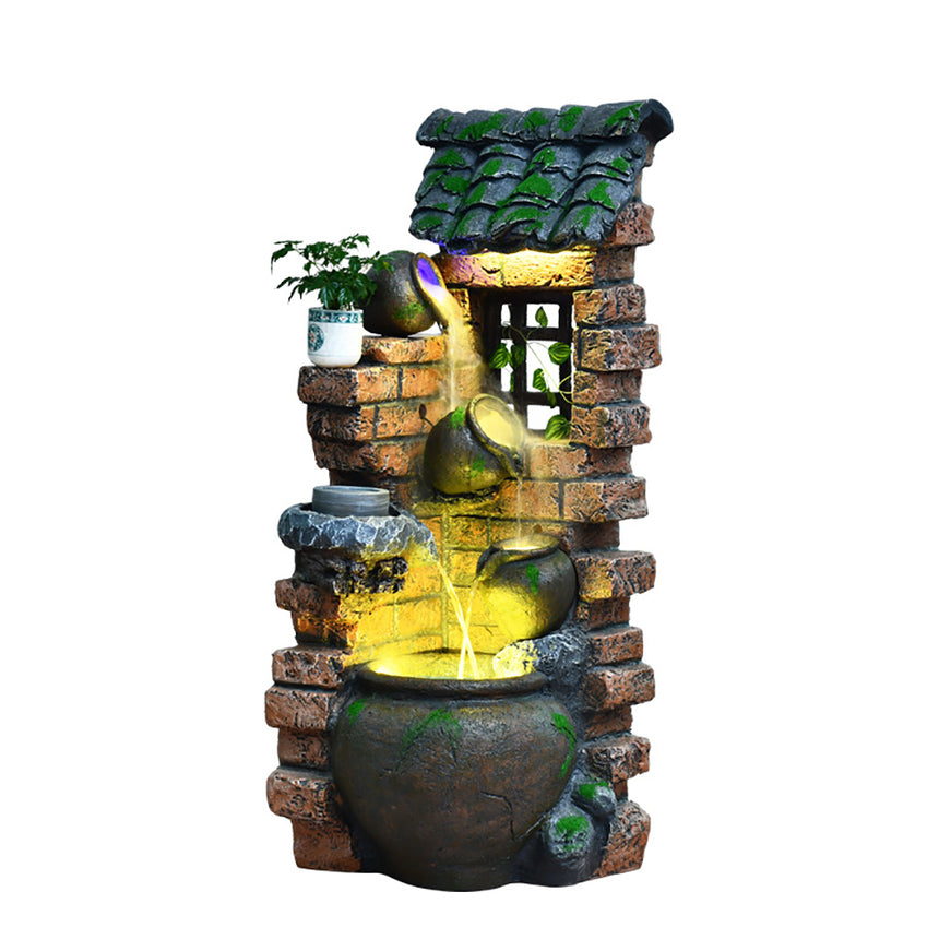 Outdoor Rockery Fish Tank Water Fountain