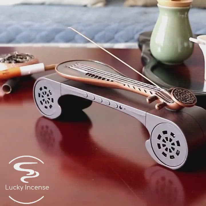 Pipa Stick Incense Holder With Bluetooth