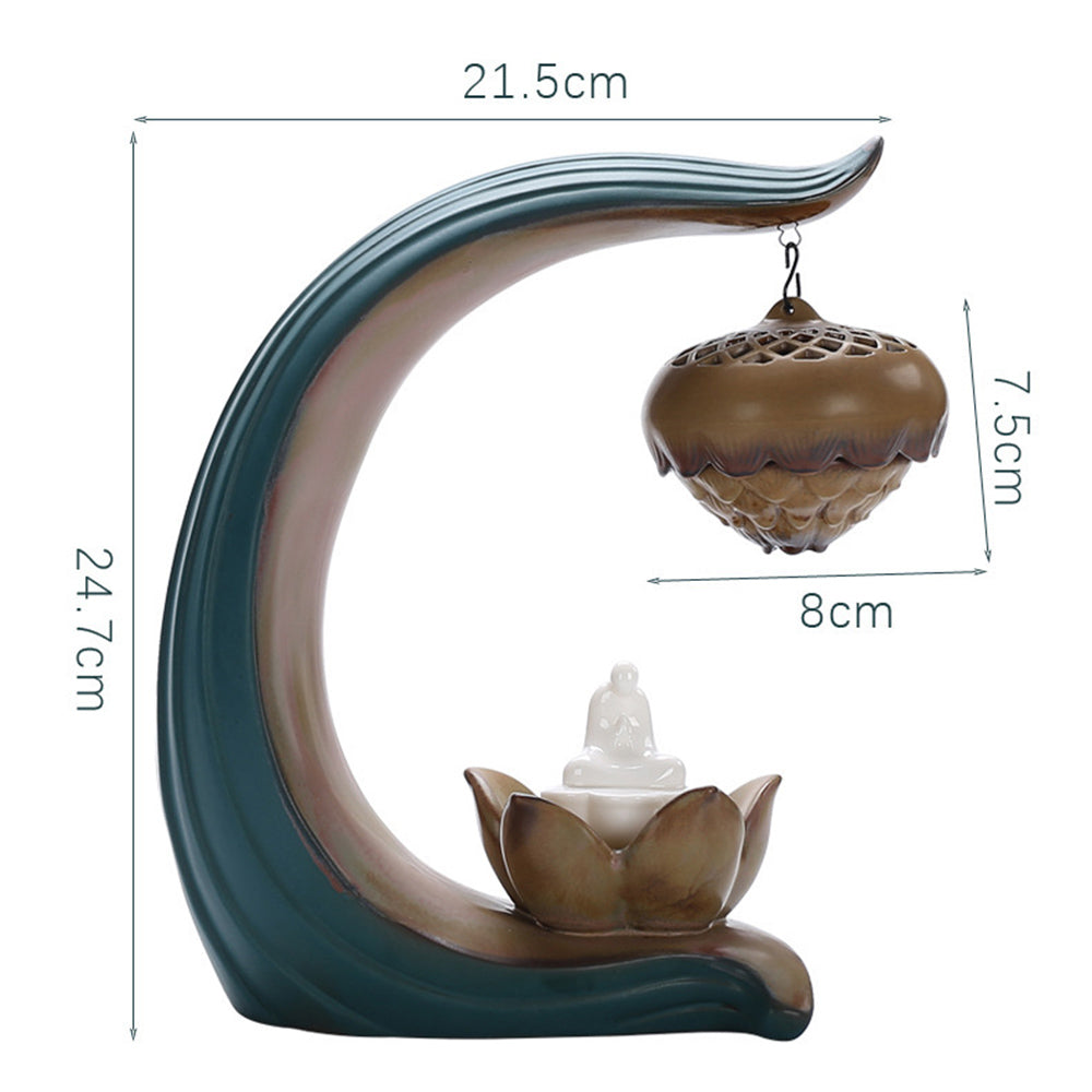 Lotus Ball Backflow Incense Burner