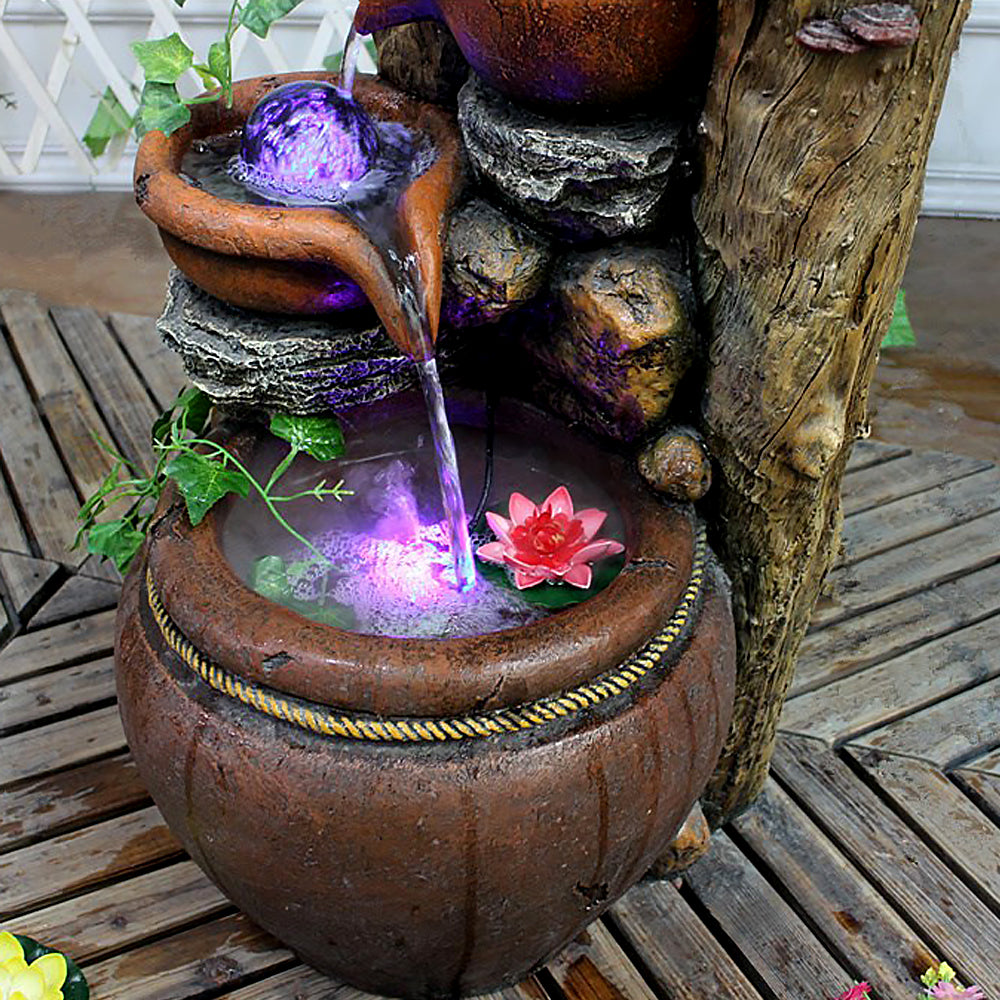 Caly Pot Running Water Indoor Waterfall