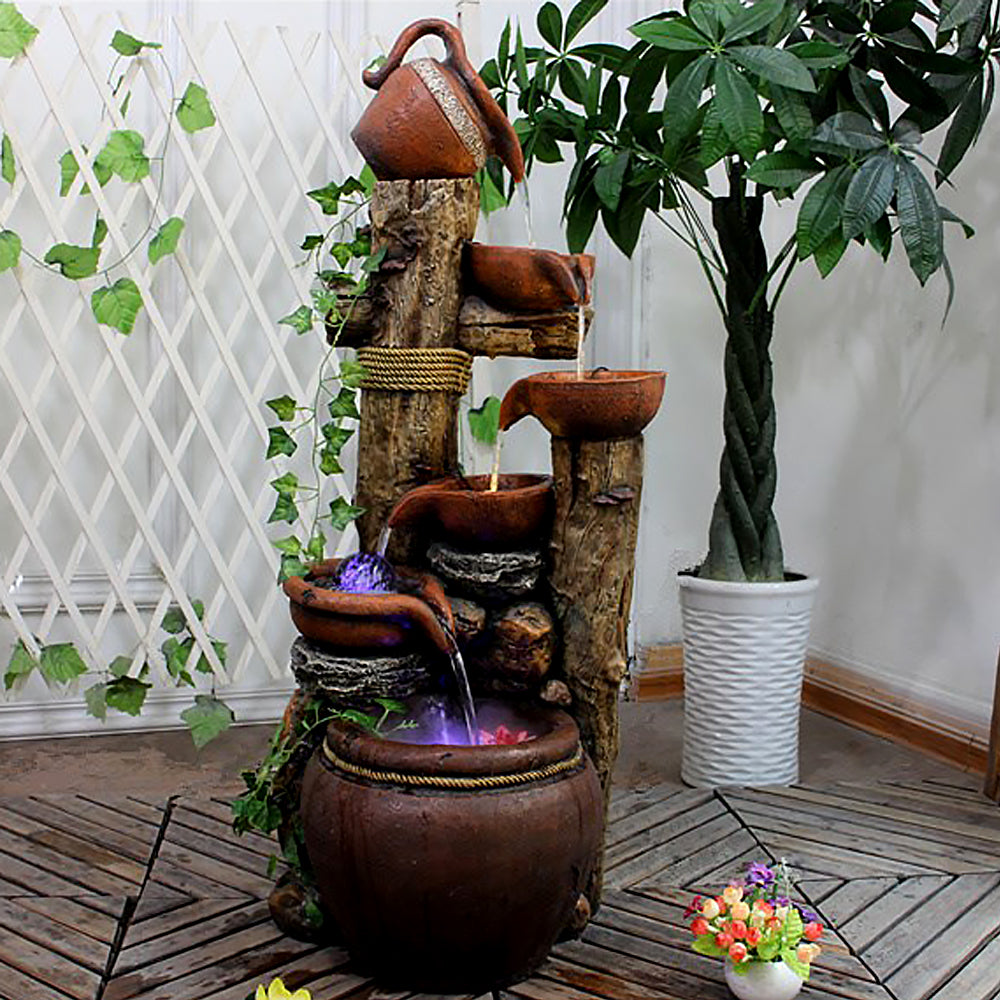 Caly Pot Running Water Indoor Waterfall