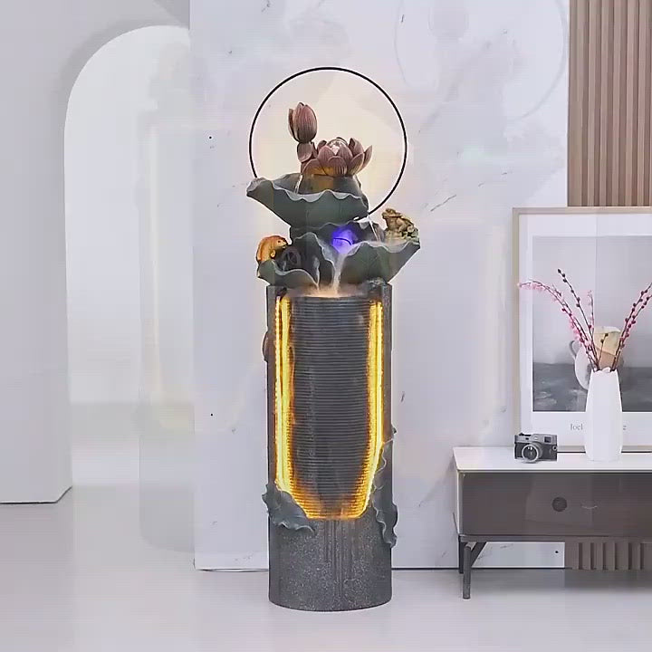 Lotus Pond Indoor Waterfall