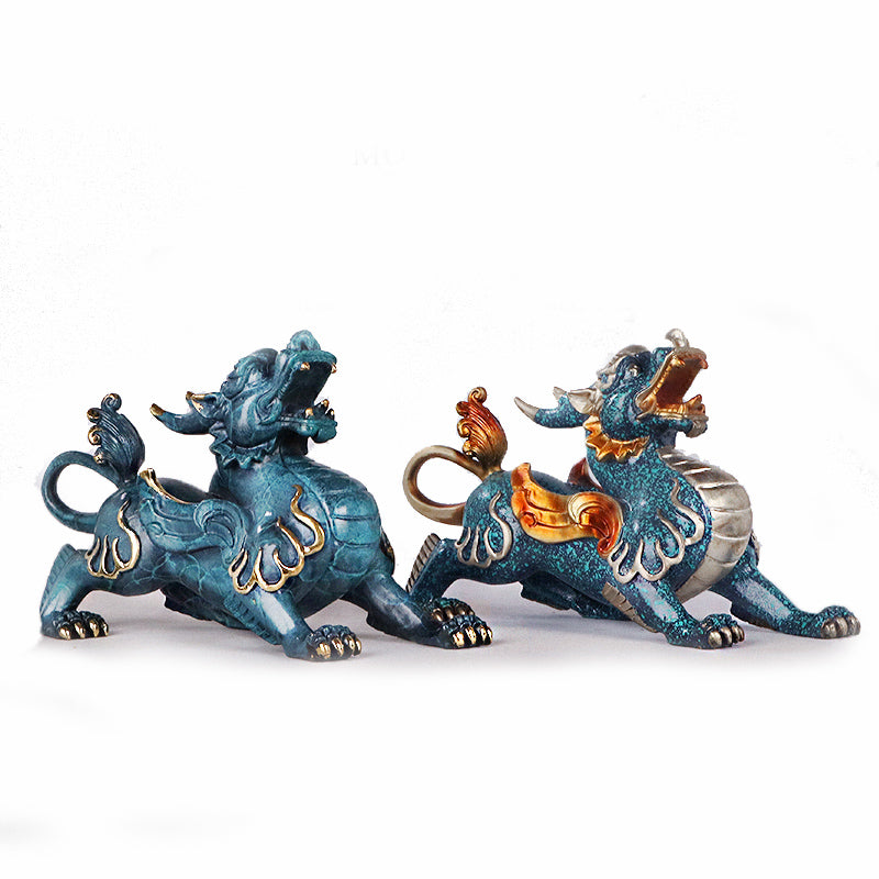 Brass Feng Shui Pi Xiu Set