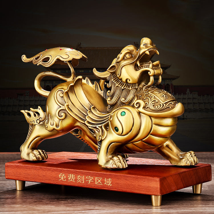 Copper Feng Shui Pi Xiu Set