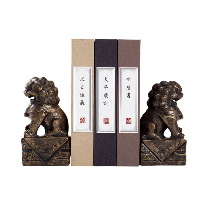 Bronze Lions Set For Home