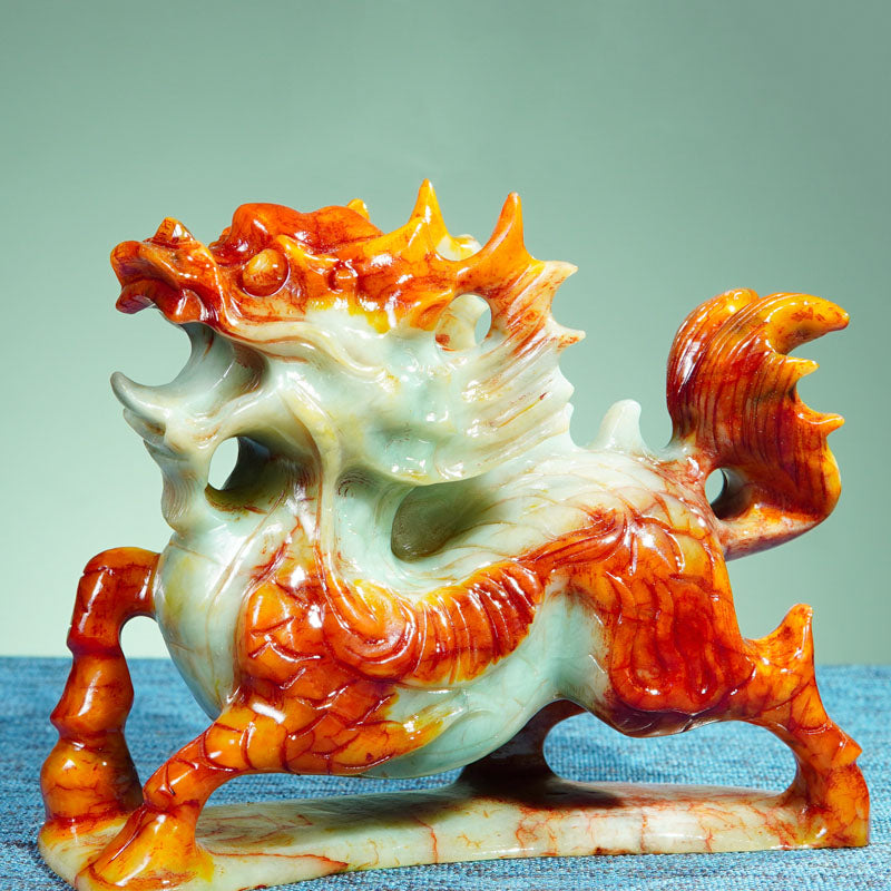 Jade Feng Shui Kylin Set