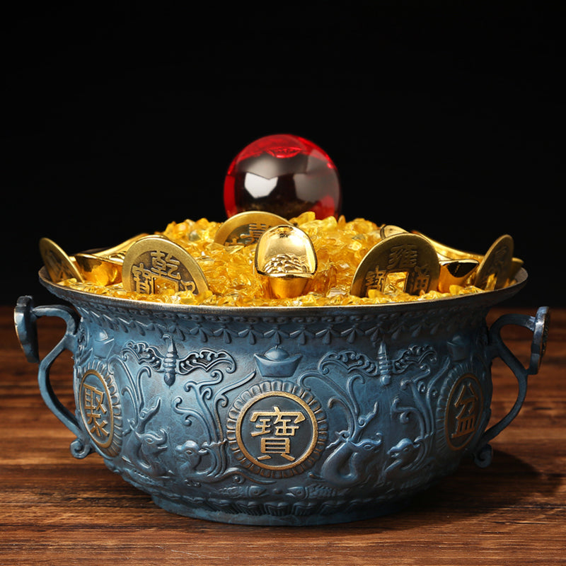 Feng Shui Copper Treasure Bowl