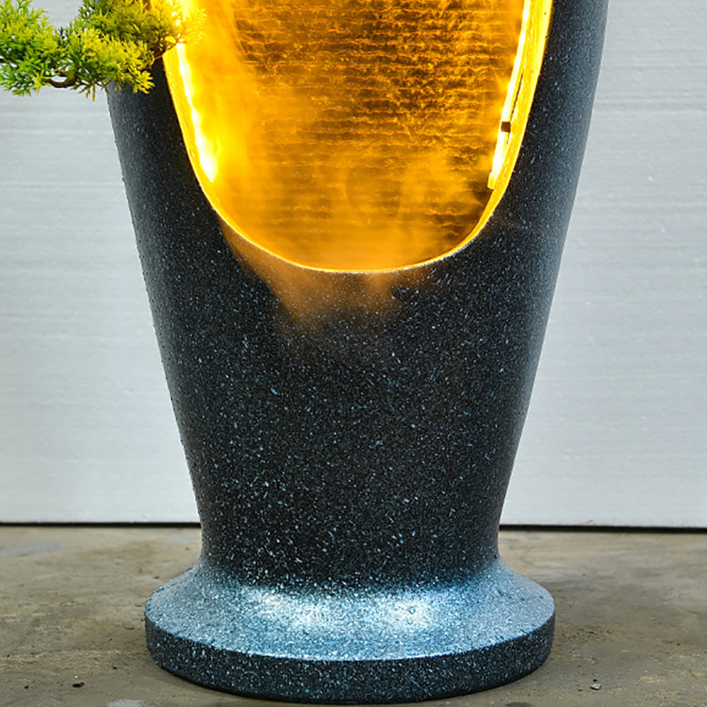 Feng Shui Ball Rockery Lucky Flowing Water Fountain Ornament