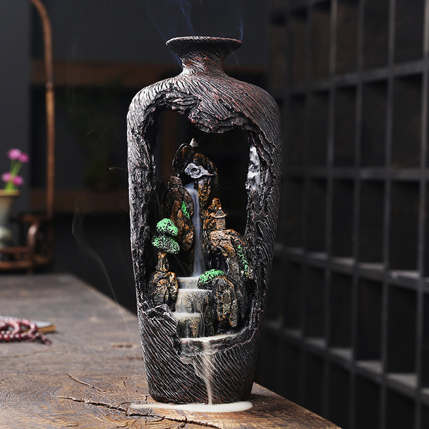 Fairyland In The Bottle Waterfall Incense Burner