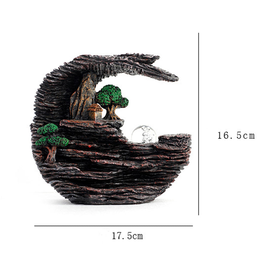 Natural Landscape Waterfall Incense Burner