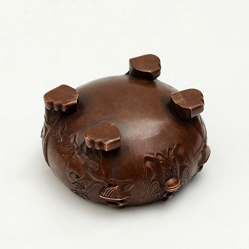 Metal Lion Dragon Cone Incense Holder