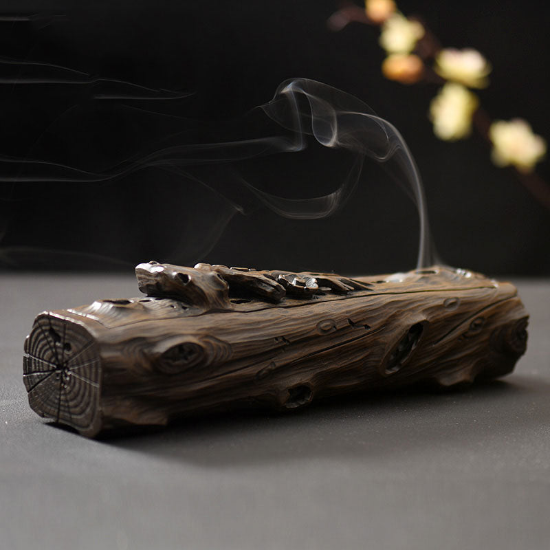 Hand Carved Ink Stone Incense Box