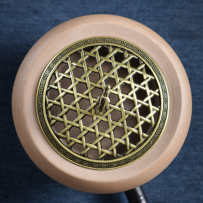 Electric Smokeless Sandalwood Incense Burner