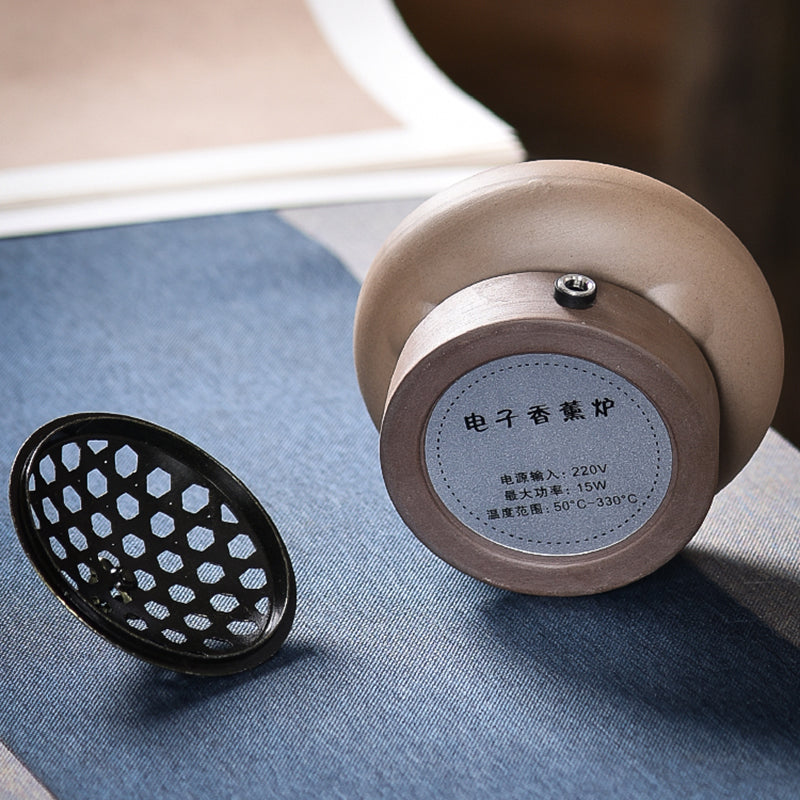 Electric Smokeless Sandalwood Incense Burner