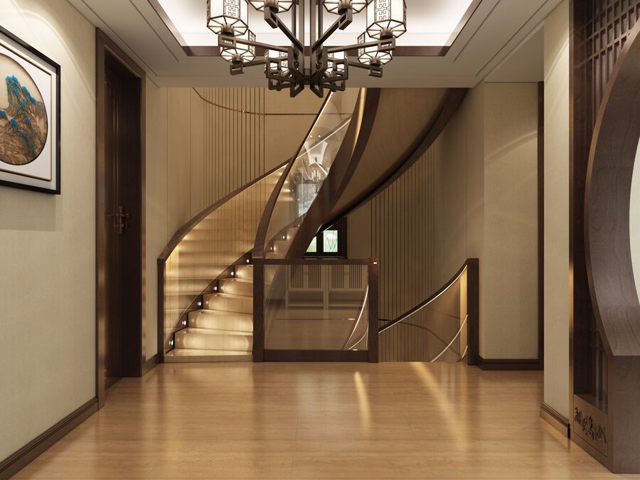 Creating Harmony - Staircases, Halls, Mezzanines Traditional Harmony