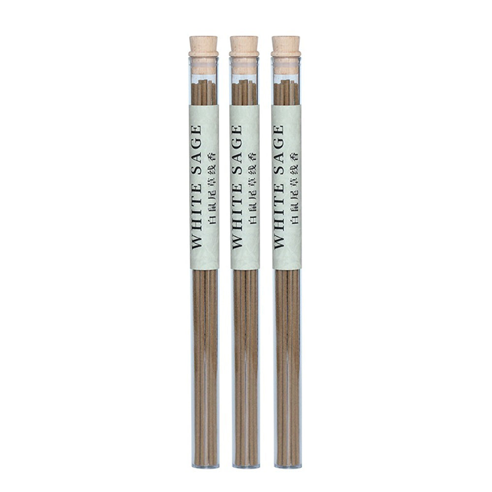 White Sage Incense Stick 3 Tubes With Cork Design