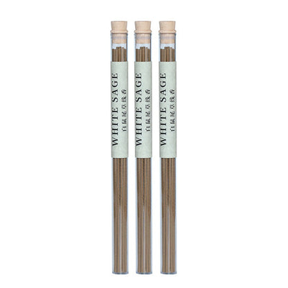 White Sage Incense Stick 3 Tubes With Cork Design