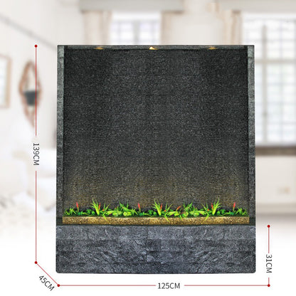 Gray Stone Style Large Waterfall Waterfall Fountain Ornament