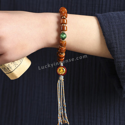 Handmade Tibetan Style Yak Bone Beads Bracelet