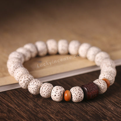 Star Moon Bodhi Beads Red Sandalwood Bracelet