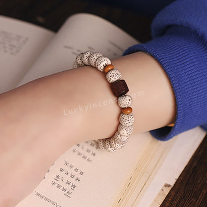 Star Moon Bodhi Beads Red Sandalwood Bracelet