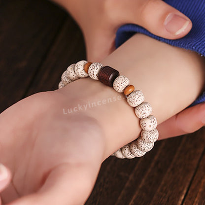 Star Moon Bodhi Beads Red Sandalwood Bracelet
