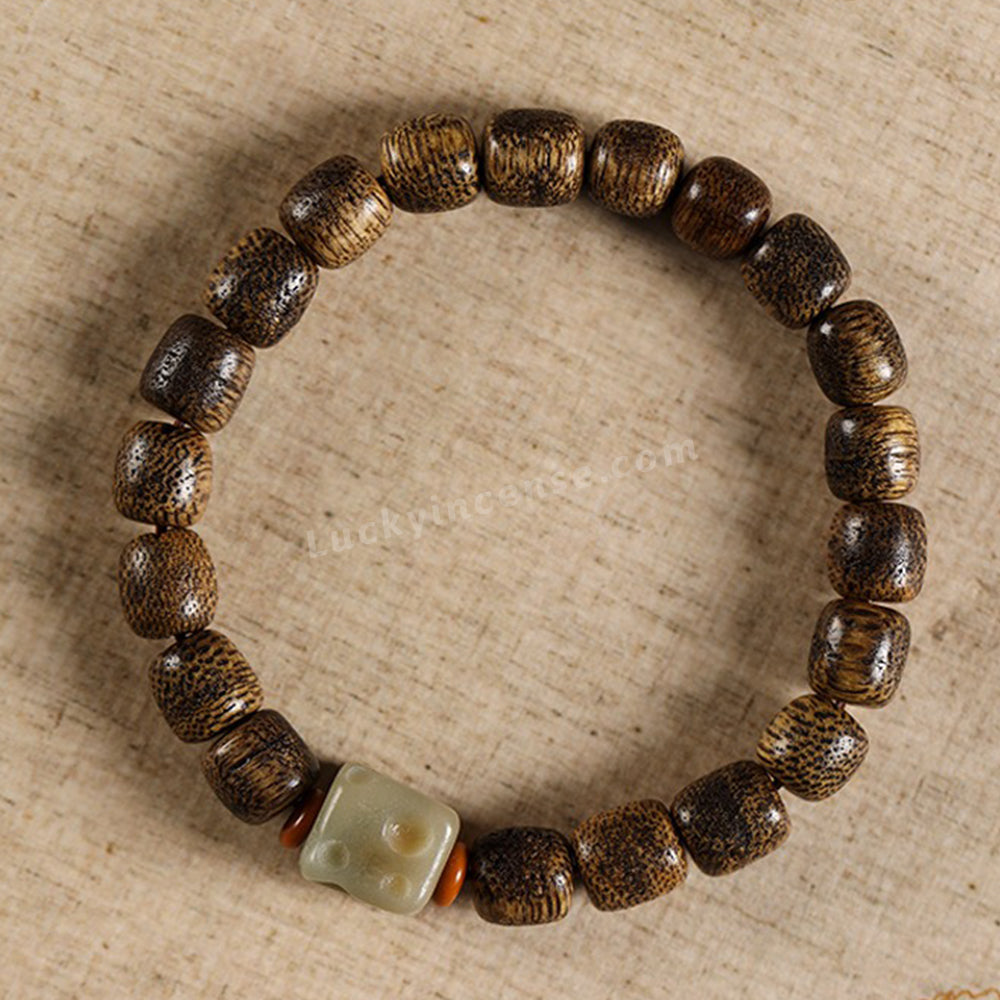 Natural Agarwood Beads Bodhi Lucky Bracelet