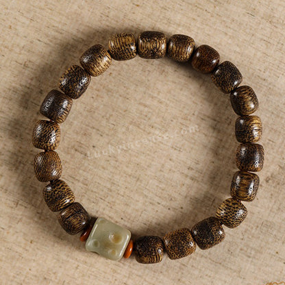 Natural Agarwood Beads Bodhi Lucky Bracelet
