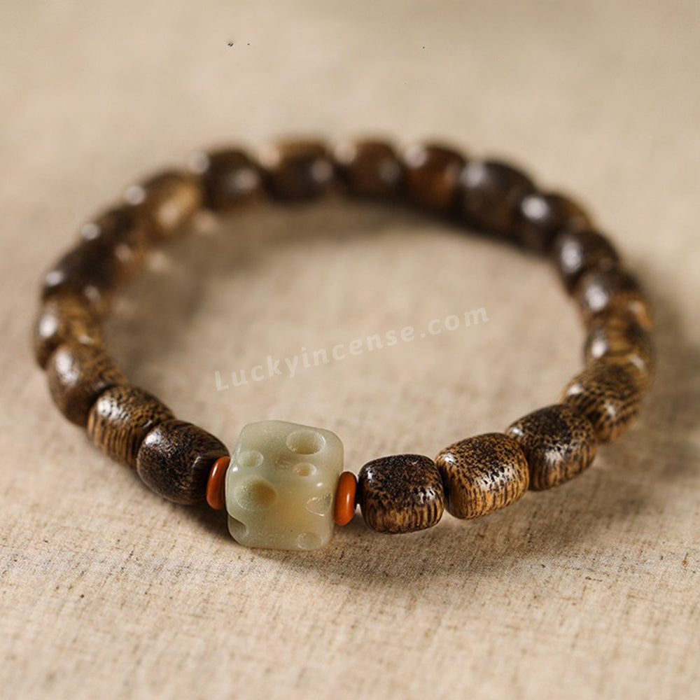 Natural Agarwood Beads Bodhi Lucky Bracelet