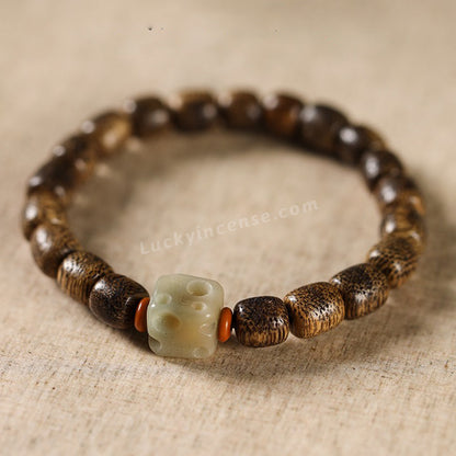 Natural Agarwood Beads Bodhi Lucky Bracelet