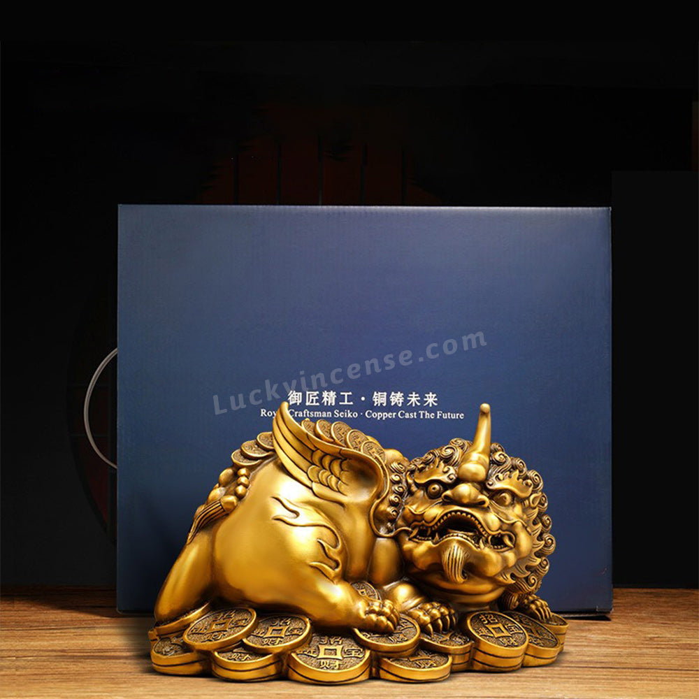 Pure Copper Money Pixiu