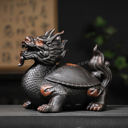 Purple Sand Dragon Turtle Tea Pet