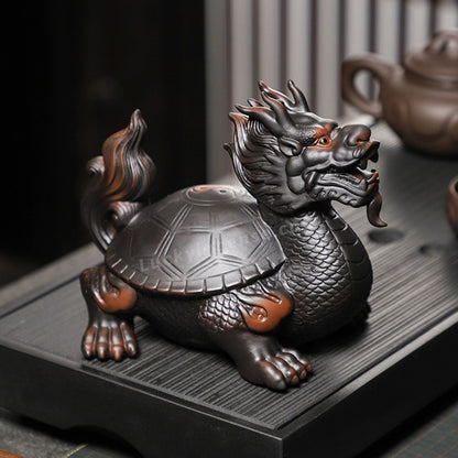 Purple Sand Dragon Turtle Tea Pet