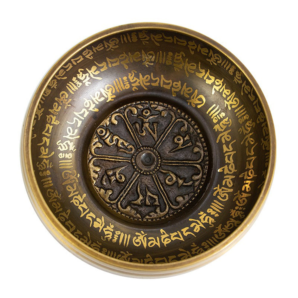 Nepal Meditation Six Words Bronze Singing Bowl