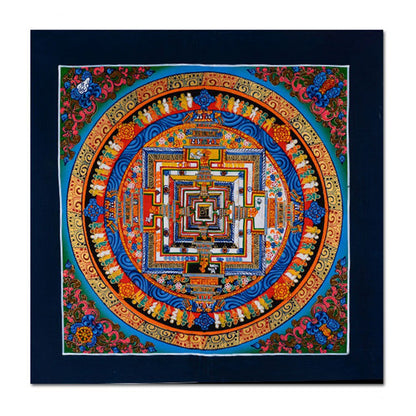 Tibetan Hand-painted Mandala Hanging Thangka