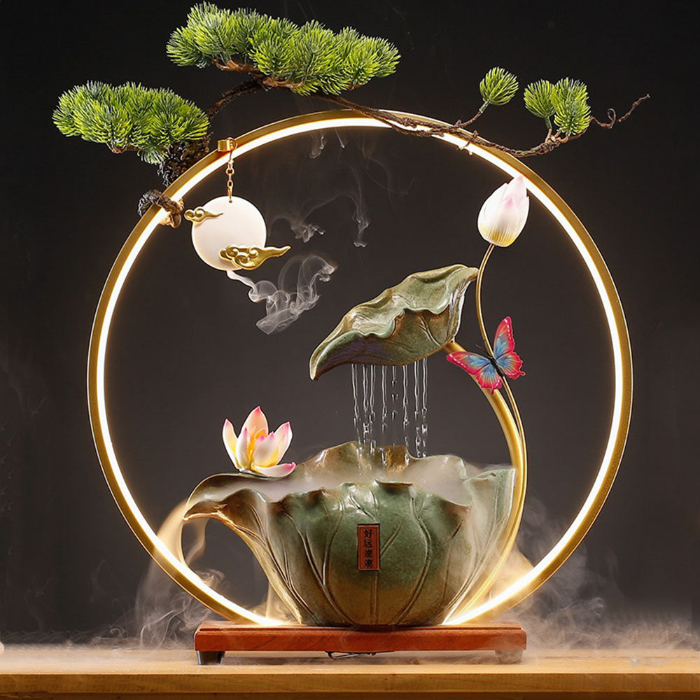 Lotus Zen Style Water Fountain
