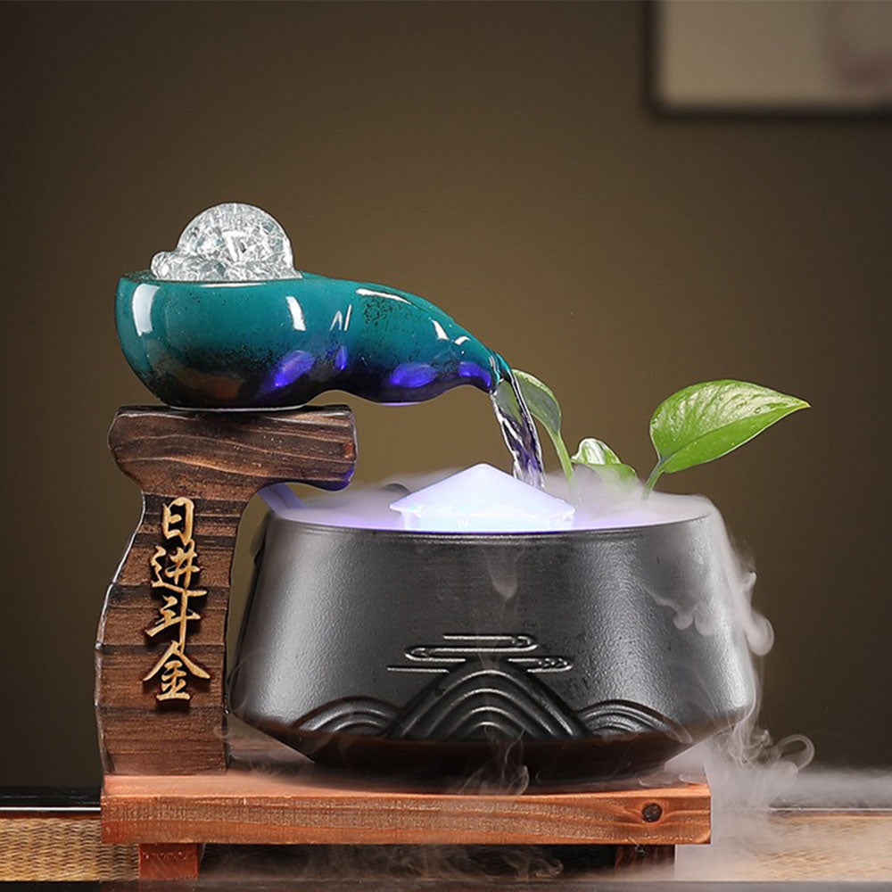 Gourd Mist Fountain for Wealth