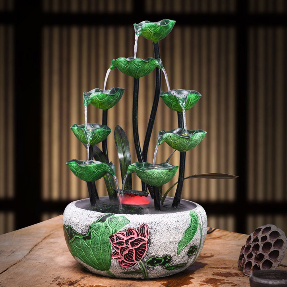 Lotus Pond Serenity Water Fountain