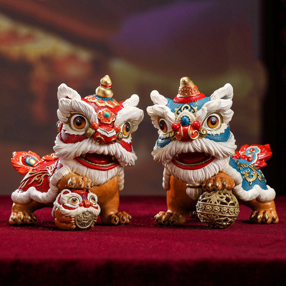 Lucky Lion Set For Wealth